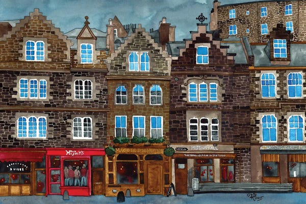 Terri Kelleher: Curries Close, Edinburgh by Terri Kelleher
