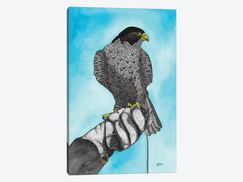 Falconry by Terri Kelleher 1-piece Canvas Artwork
