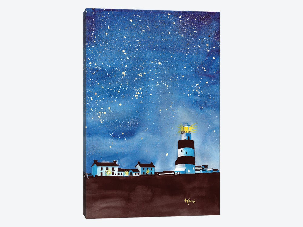 Hook Head Lighthouse by Terri Kelleher 1-piece Canvas Wall Art