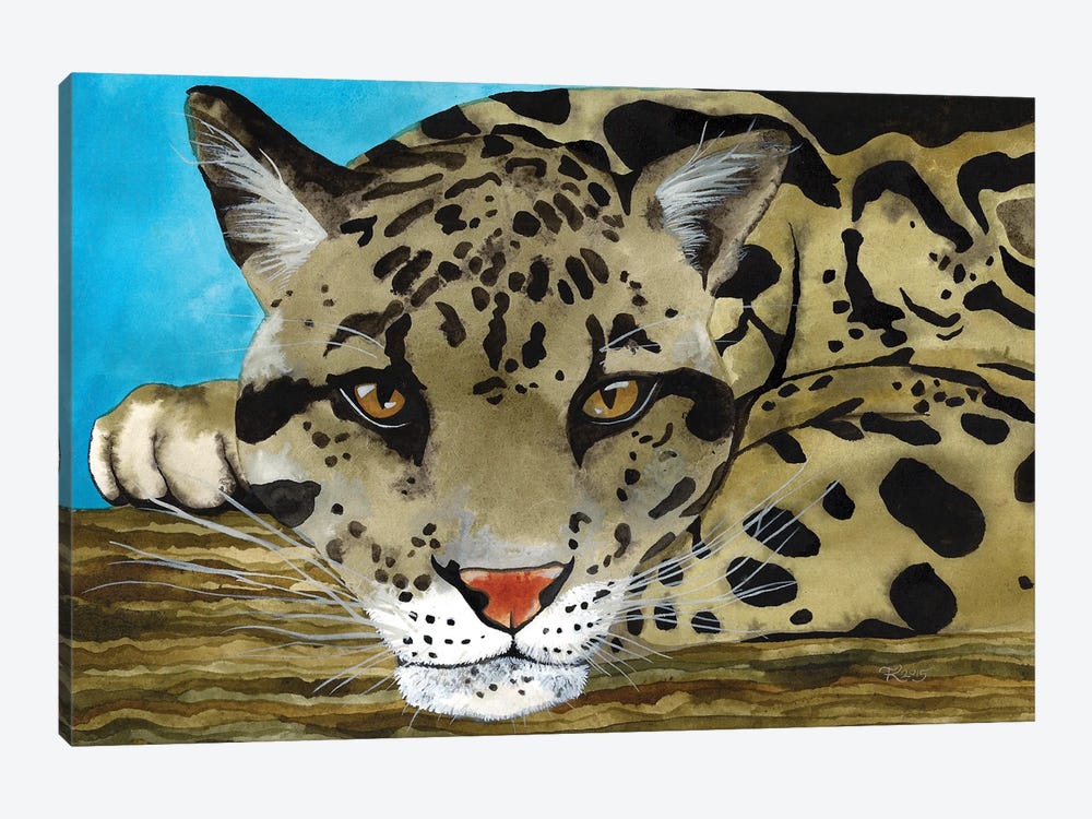 Jungle Cat IV by Terri Kelleher 1-piece Canvas Artwork