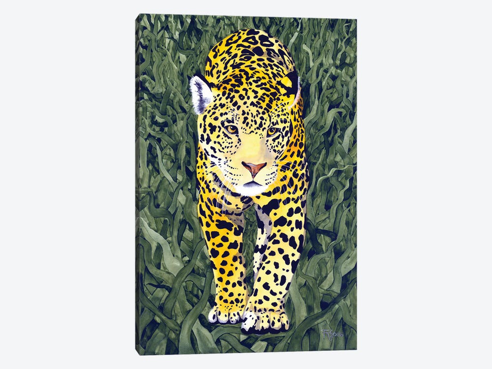 Jungle Cat VII by Terri Kelleher 1-piece Canvas Artwork
