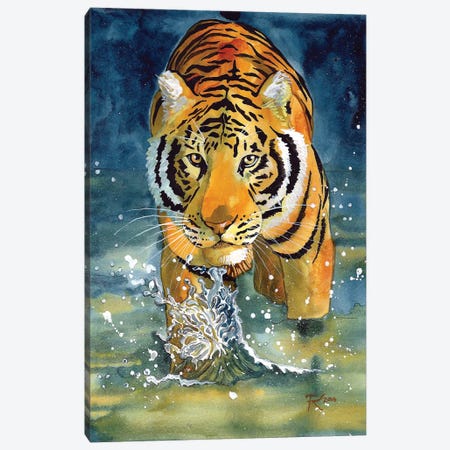 Jungle Cat VIII Canvas Print #TKH67} by Terri Kelleher Canvas Print