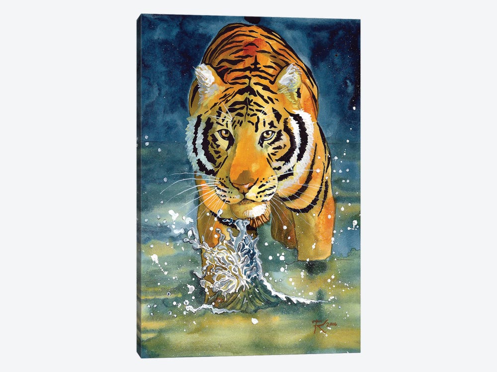 Jungle Cat VIII by Terri Kelleher 1-piece Canvas Art Print