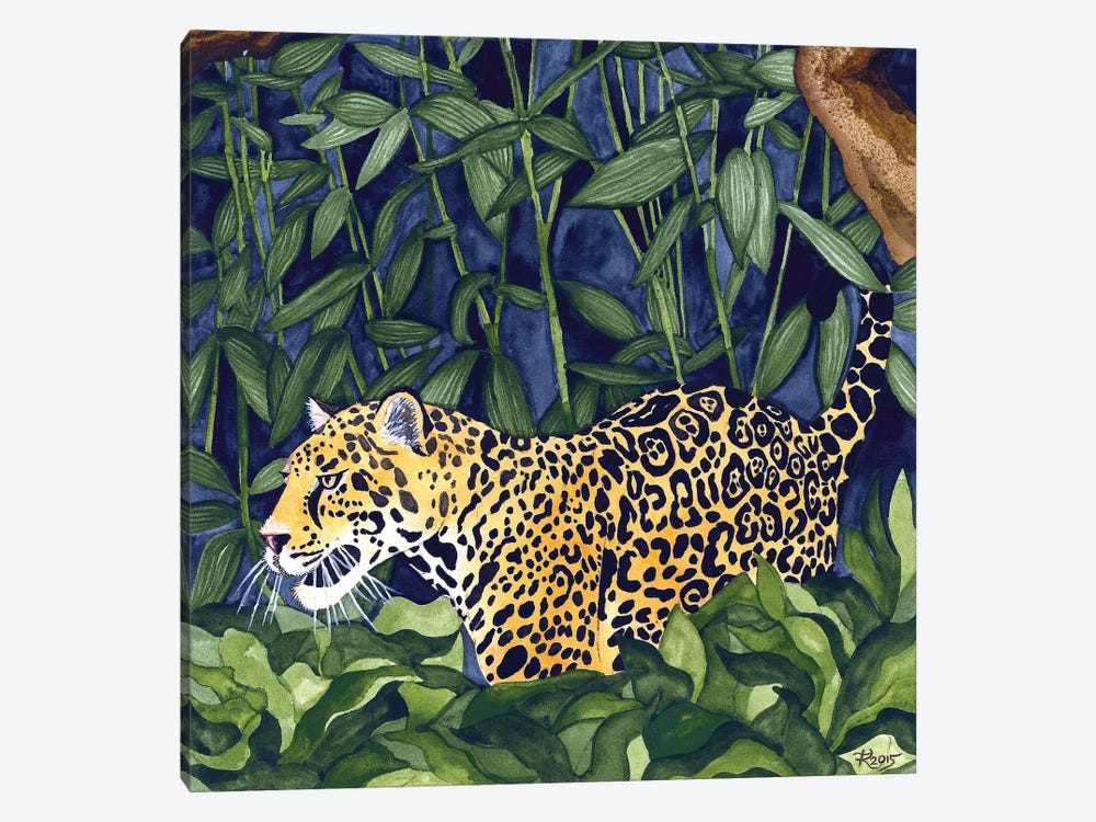 Jungle Cat by Terri Kelleher 1-piece Canvas Print