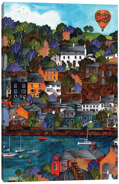 Summer Cove, Kinsale Canvas Art Print - Coastal Village & Town Art