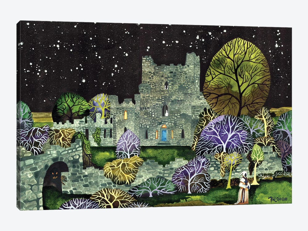 The Residents Of Leap Castle by Terri Kelleher 1-piece Canvas Print