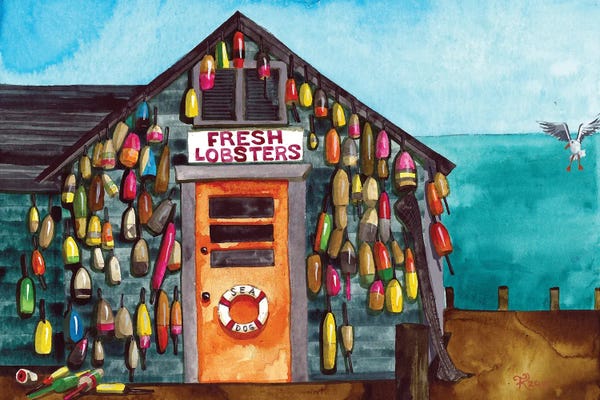 Terri Kelleher: Lobstah Shack by Terri Kelleher