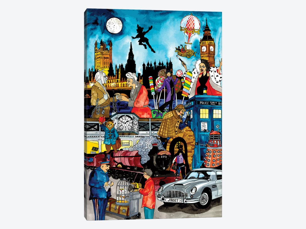 London Storytime by Terri Kelleher 1-piece Art Print