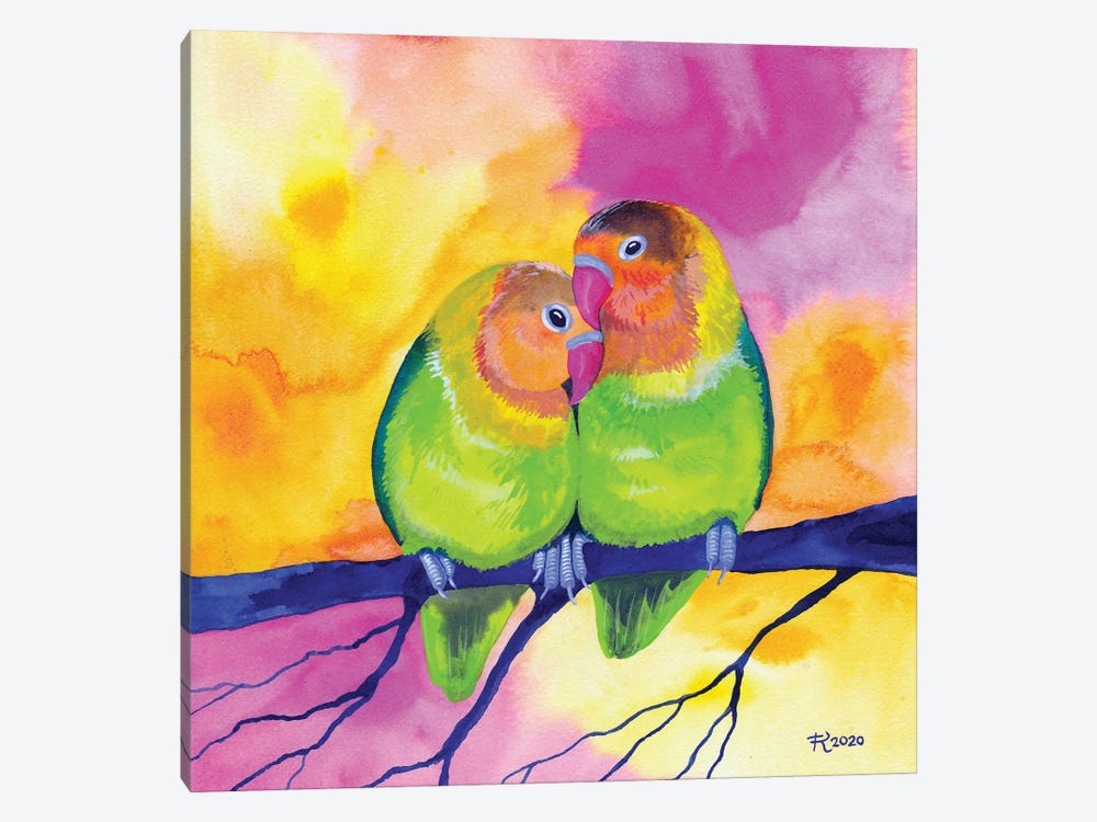 Love Birds II by Terri Kelleher 1-piece Canvas Art