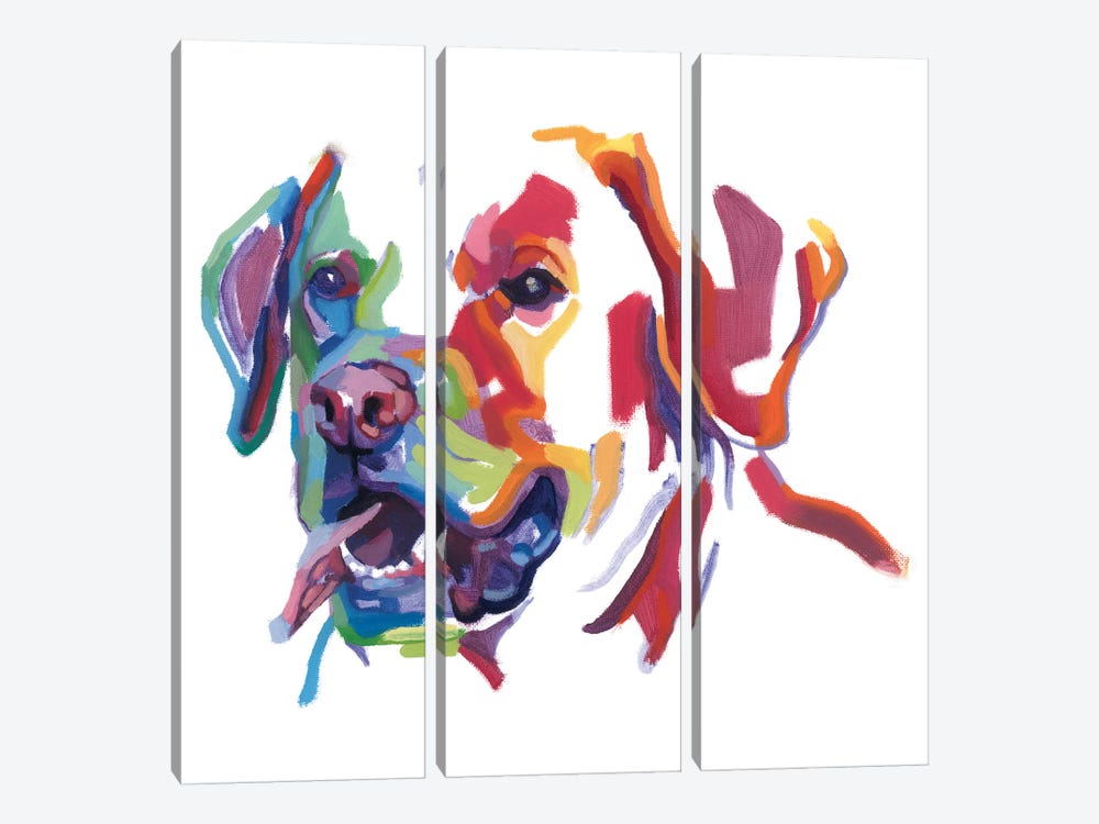 Labrador 3-piece Canvas Wall Art
