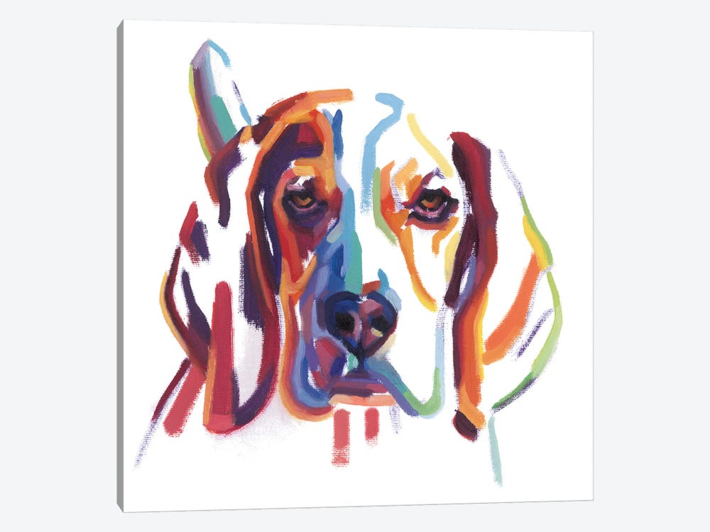 Beagle by Andrew Talbot 1-piece Canvas Artwork
