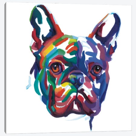 Frenchie Canvas Print #TLB9} by Andrew Talbot Canvas Art Print
