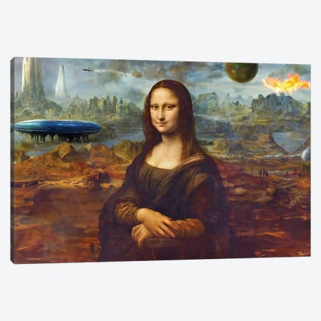 Mona Lisa 2043 Canvas Print #TLE100} by Tony Leone Canvas Art