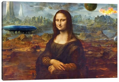 Mona Lisa 2043 Canvas Art Print - Tony Leone