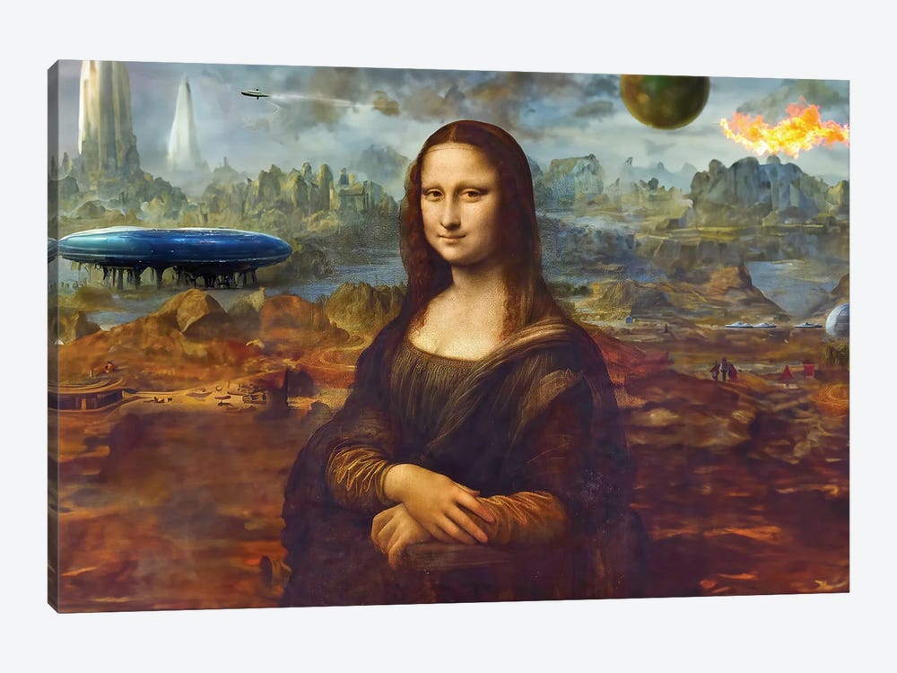 Mona Lisa 2043 by Tony Leone 1-piece Canvas Art