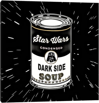 Dark Side Soup Canvas Art Print - Similar to Andy Warhol