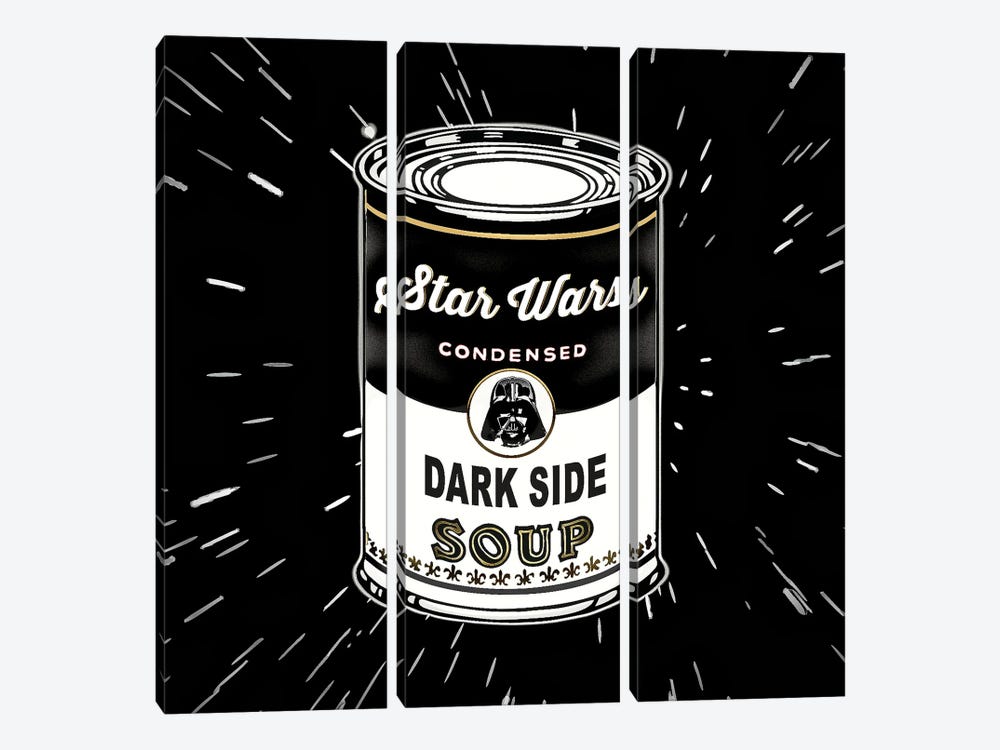 Dark Side Soup by Tony Leone 3-piece Canvas Art Print