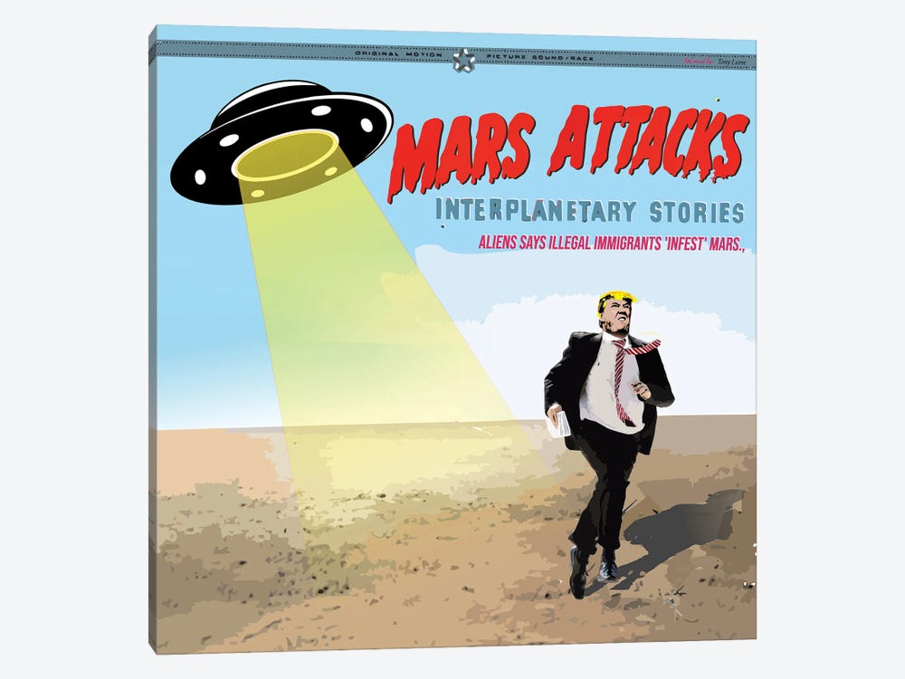 Mars Attacks by Tony Leone 1-piece Art Print