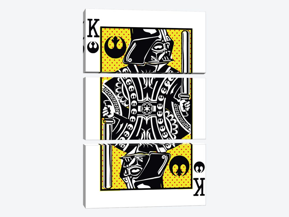 King Vader by Tony Leone 3-piece Canvas Artwork