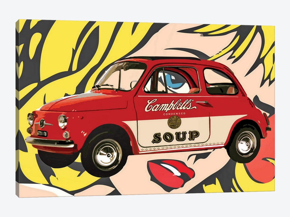 Pop Car by Tony Leone 1-piece Canvas Art Print