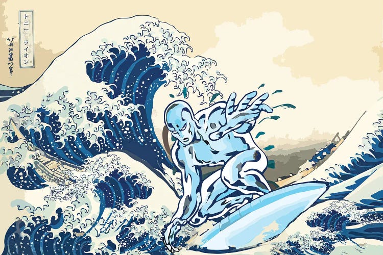 Surf At Kanagawa - The Great Wave