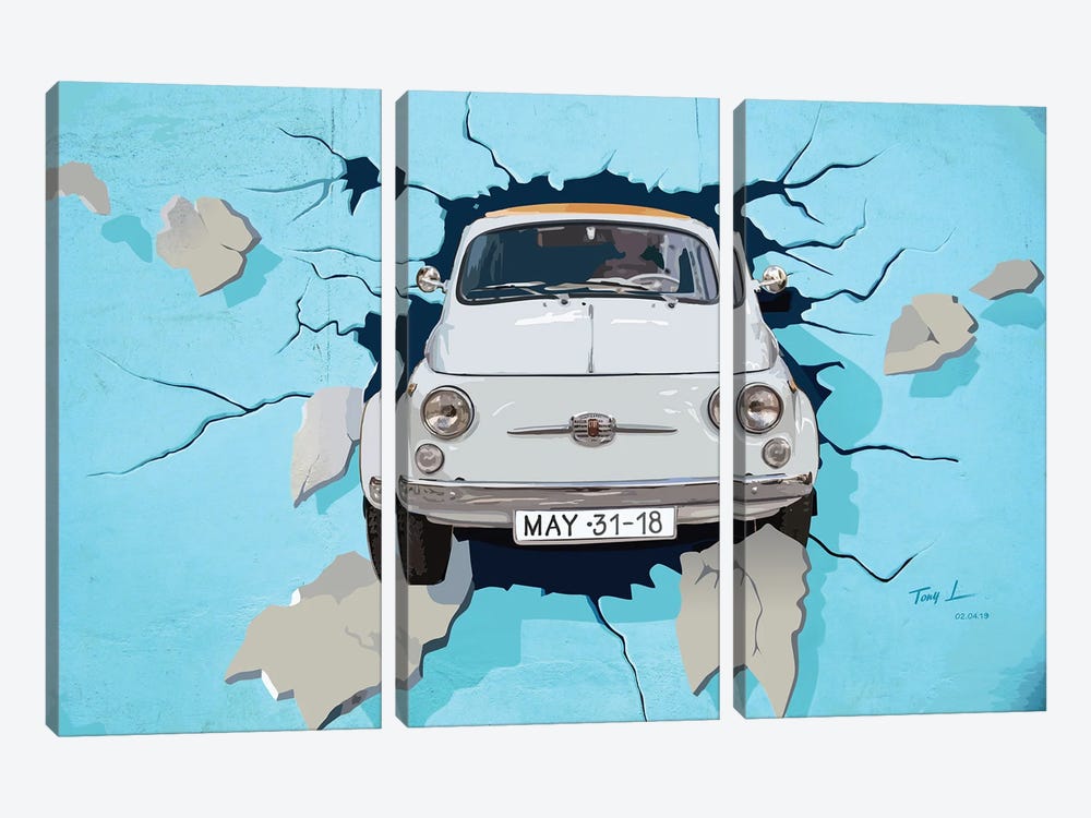Test The Best by Tony Leone 3-piece Canvas Wall Art