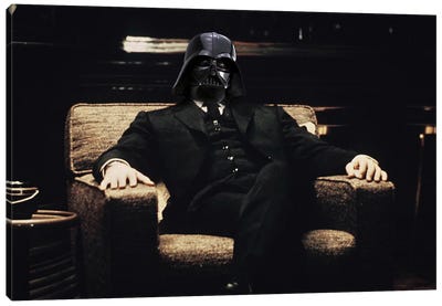 The Godfather Canvas Art Print - Darth Vader