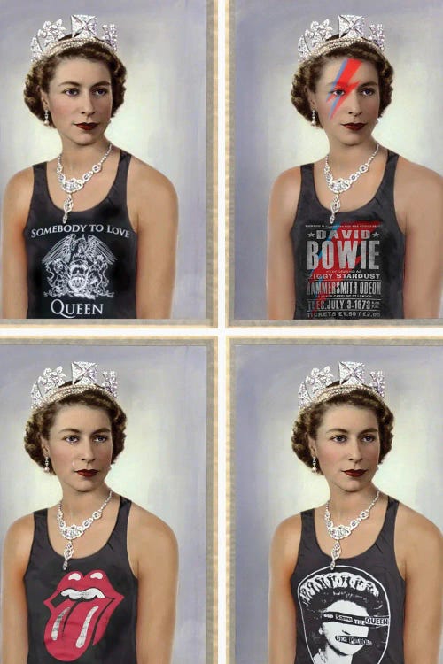 The Queen Is Dead by Tony Leone wall art
