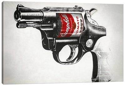 Soup Gun - 2016 Canvas Art Print - Similar to Andy Warhol