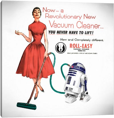 R2D2 - New Vacuum Canvas Art Print - Star Wars