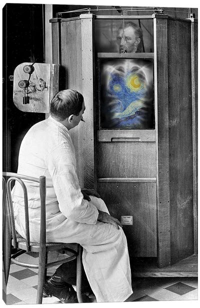 Van Gogh X-Ray Canvas Art Print - Doctor Art