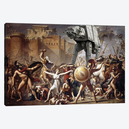 Art Wars - From National Gallery Series Canvas Print #TLE92} by Tony Leone Art Print