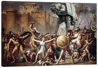 Art Wars - From National Gallery Series Canvas Art Print - Soldier Art