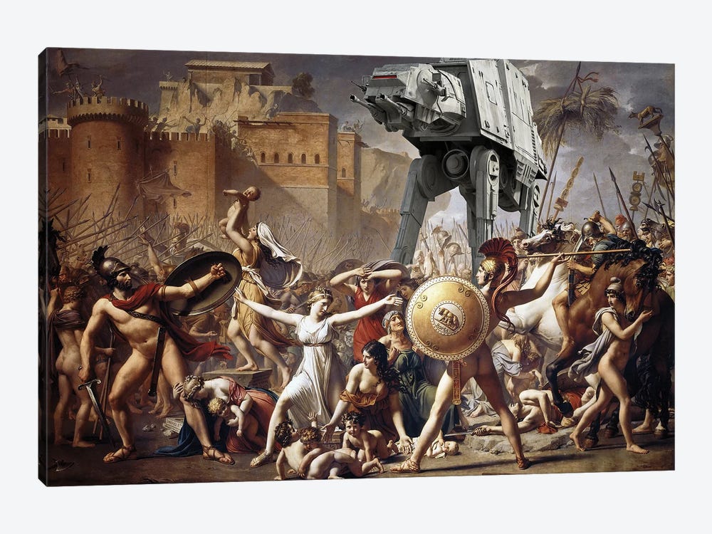 Art Wars - From National Gallery Series by Tony Leone 1-piece Canvas Wall Art