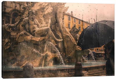Bernini Canvas Art Print - Fountain Art