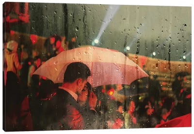 In The Mood For Love Canvas Art Print - Umbrella Art