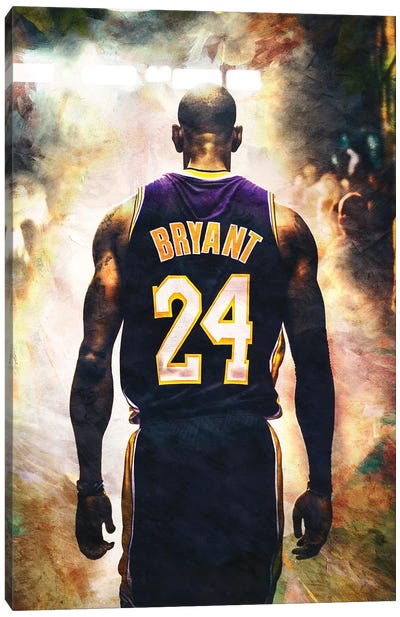 Kobe Bryant Forever Canvas Art Print - Basketball Art