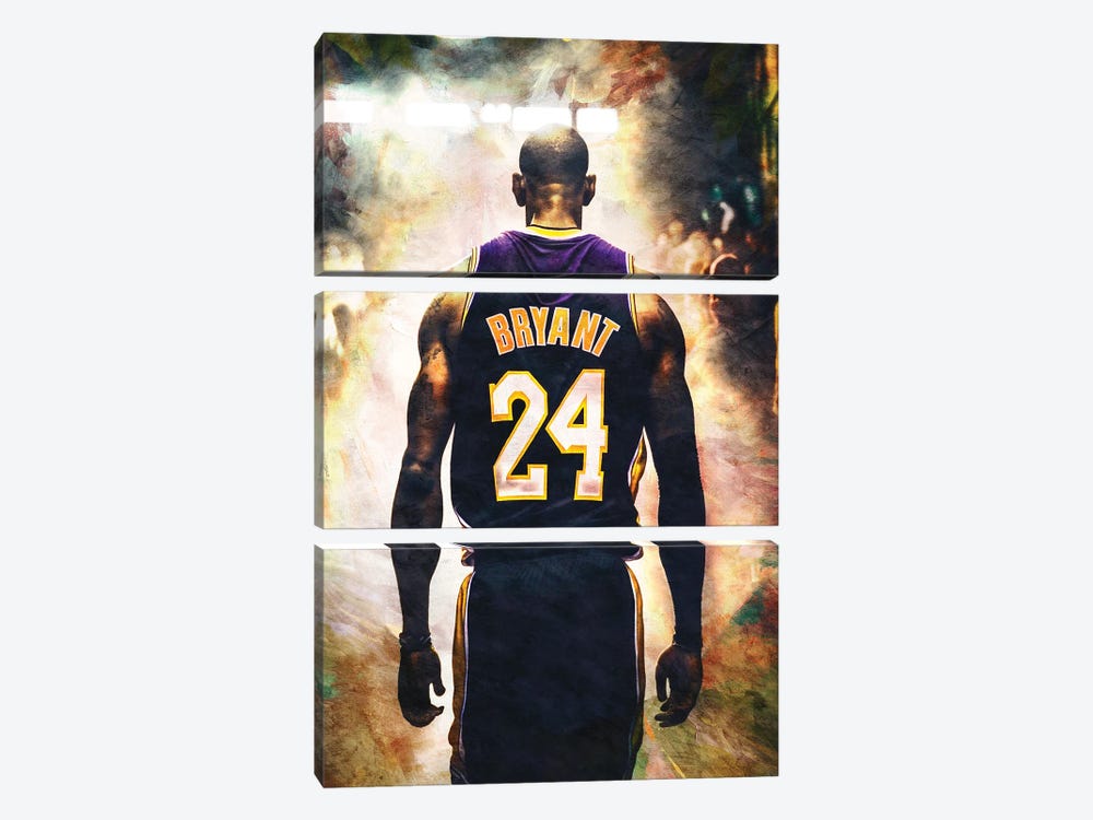 Kobe Bryant Forever by TOMADEE 3-piece Canvas Artwork