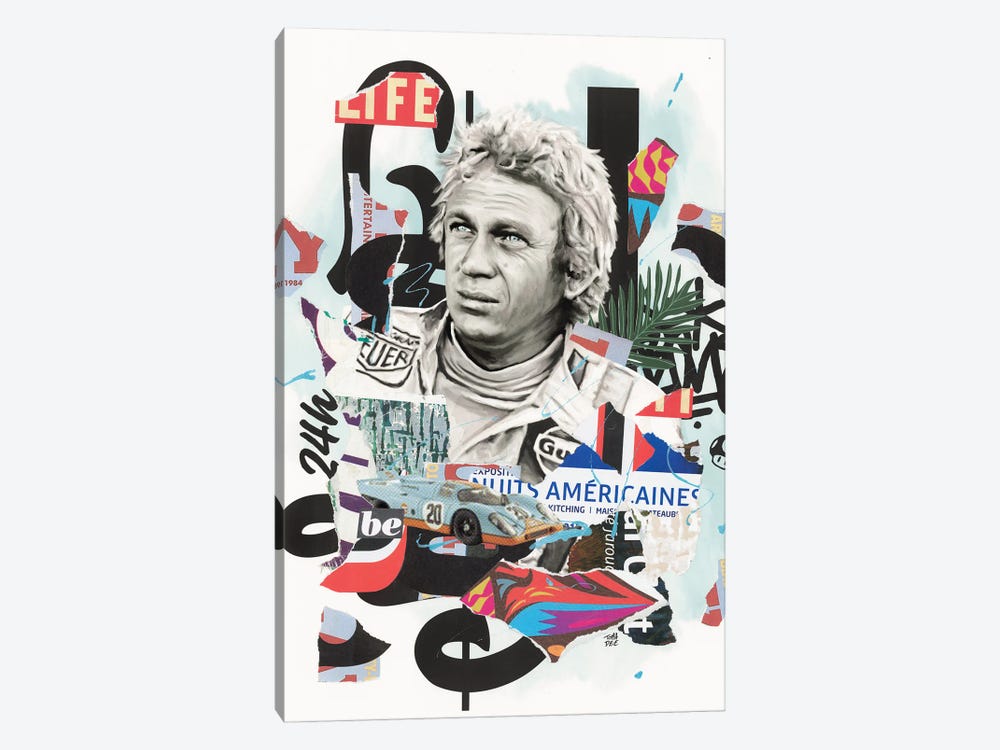 Steve Mc Queen - Le Mans by TOMADEE 1-piece Art Print
