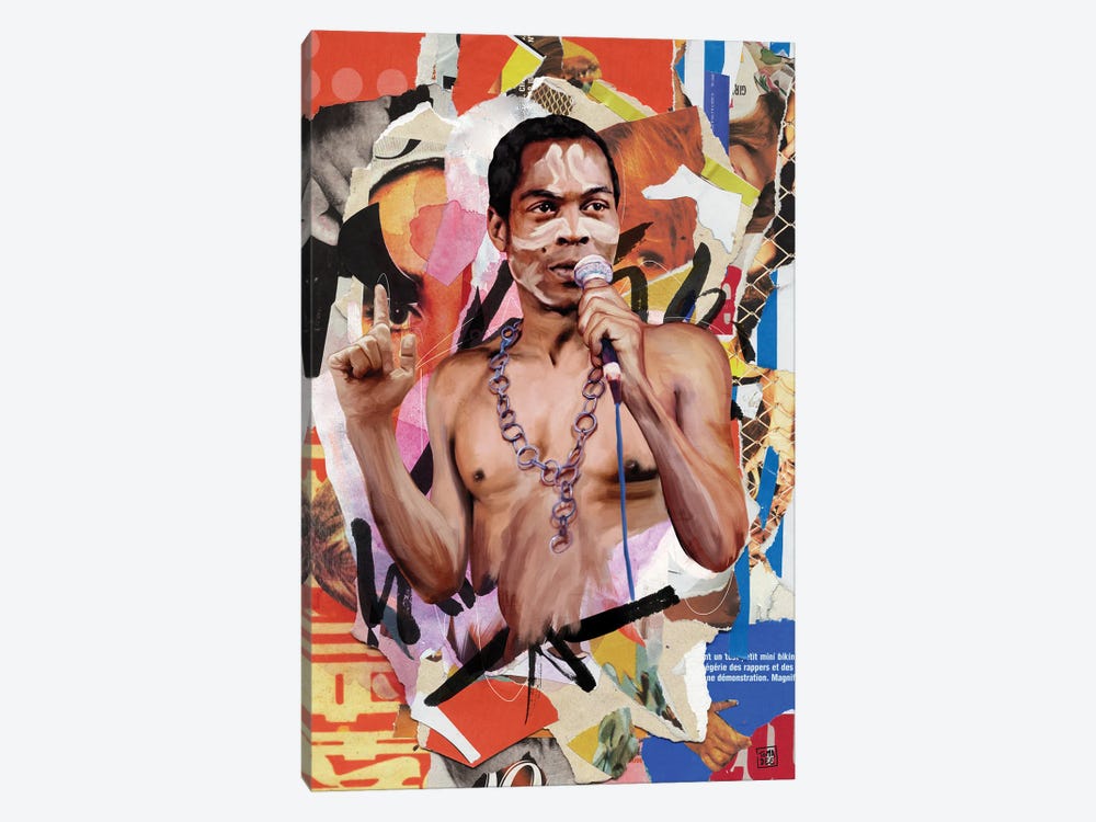 Fela Kuti by TOMADEE 1-piece Canvas Art