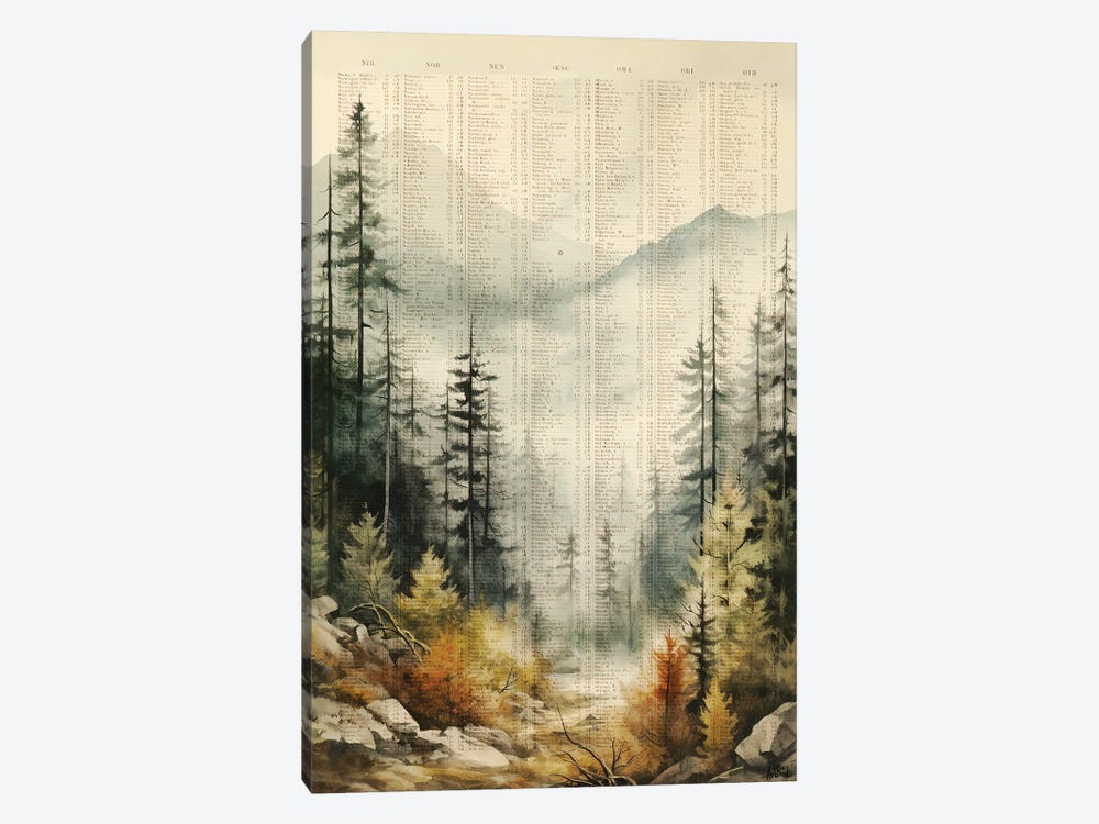 Cold Valley by TOMADEE 1-piece Canvas Wall Art