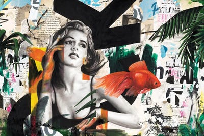 The Golden Fish by TOMADEE canvas print