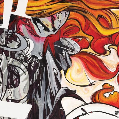 Wonder by TOMADEE framed canvas print