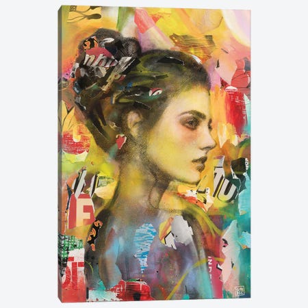 YELLE Canvas Print #TLL39} by TOMADEE Canvas Art