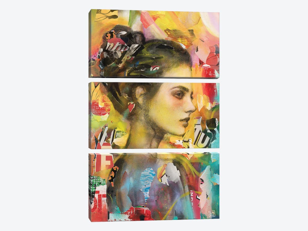 YELLE by TOMADEE 3-piece Canvas Art Print