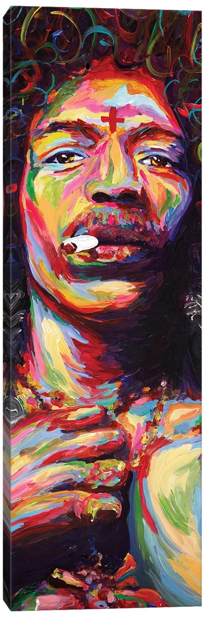 Jimi Hendrix Canvas Art Print - TOMADEE