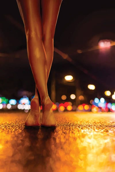 Bare Foot City by TOMADEE multi panel art