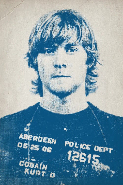 Kurt Cobain Mugshot