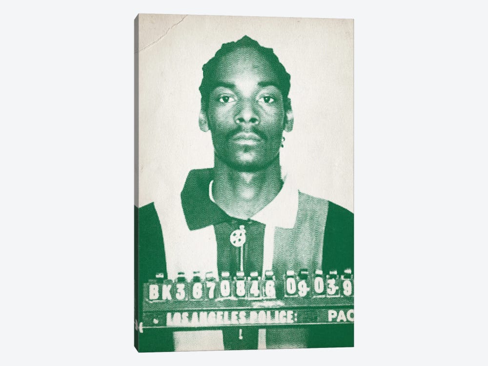 Snoop Mugshot Green by TOMADEE 1-piece Art Print