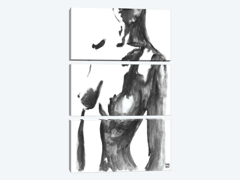 Shape Woman by TOMADEE 3-piece Art Print